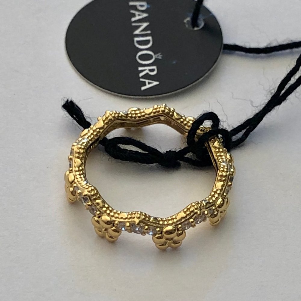 Genuine Pandora Flower Crown Ring